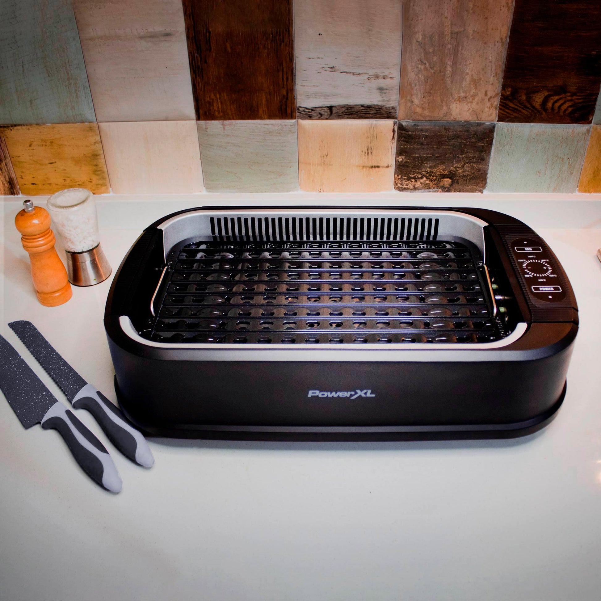 Parrilla Eléctrica Smokeless Grill5#Negro