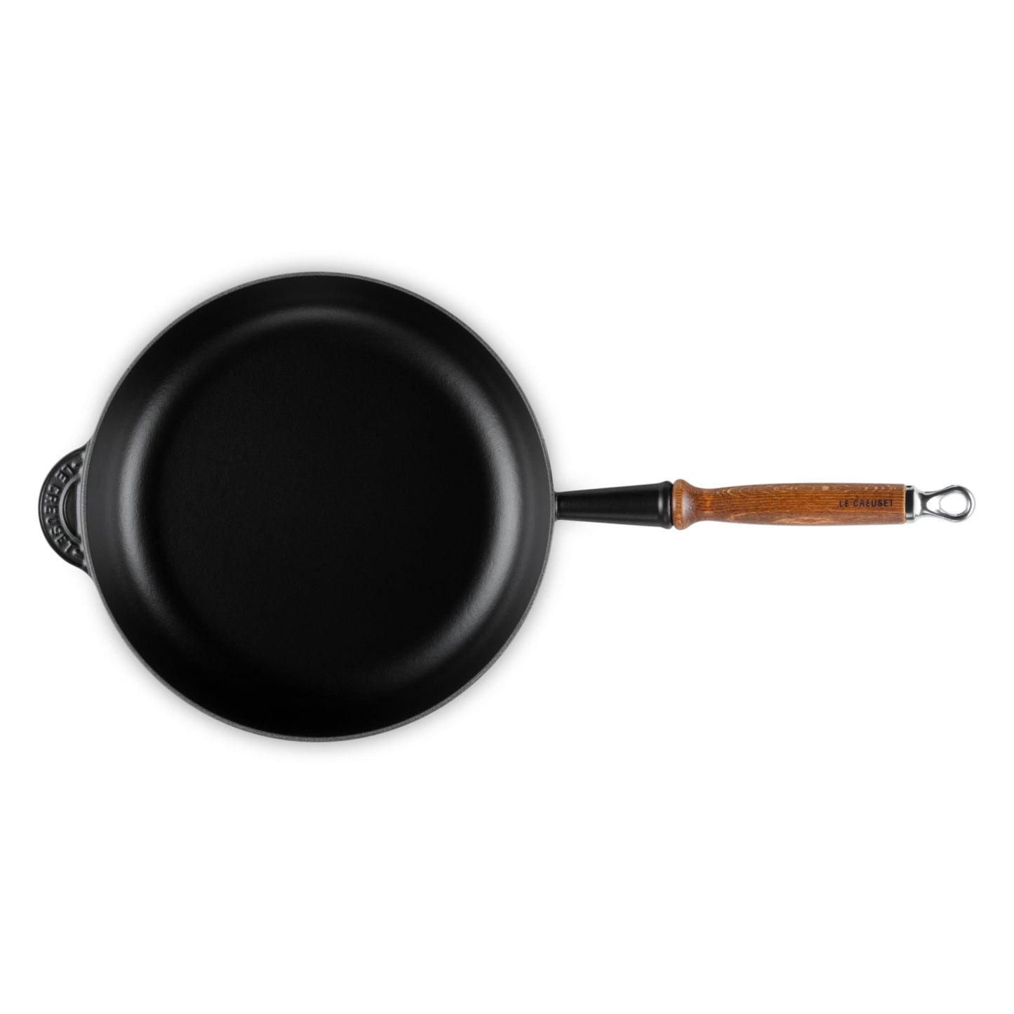 Sartén Alta Con Mango De Madera 28 Cm Le Creuset4#Negro