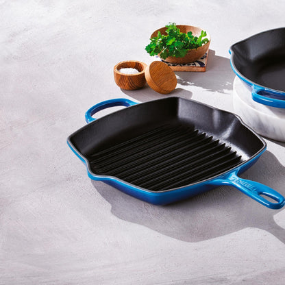 Skillet Grill Cuadrada Azure 26 Cm Le Creuset1#Azul