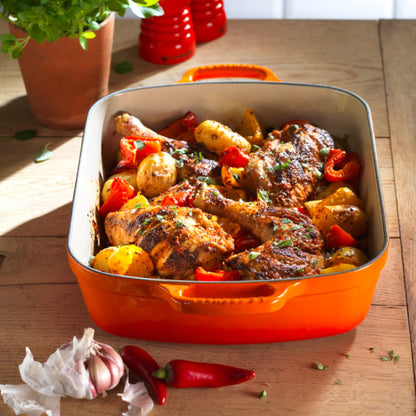 Bandeja Rectangular 37 Cm Le Creuset1#Naranjo