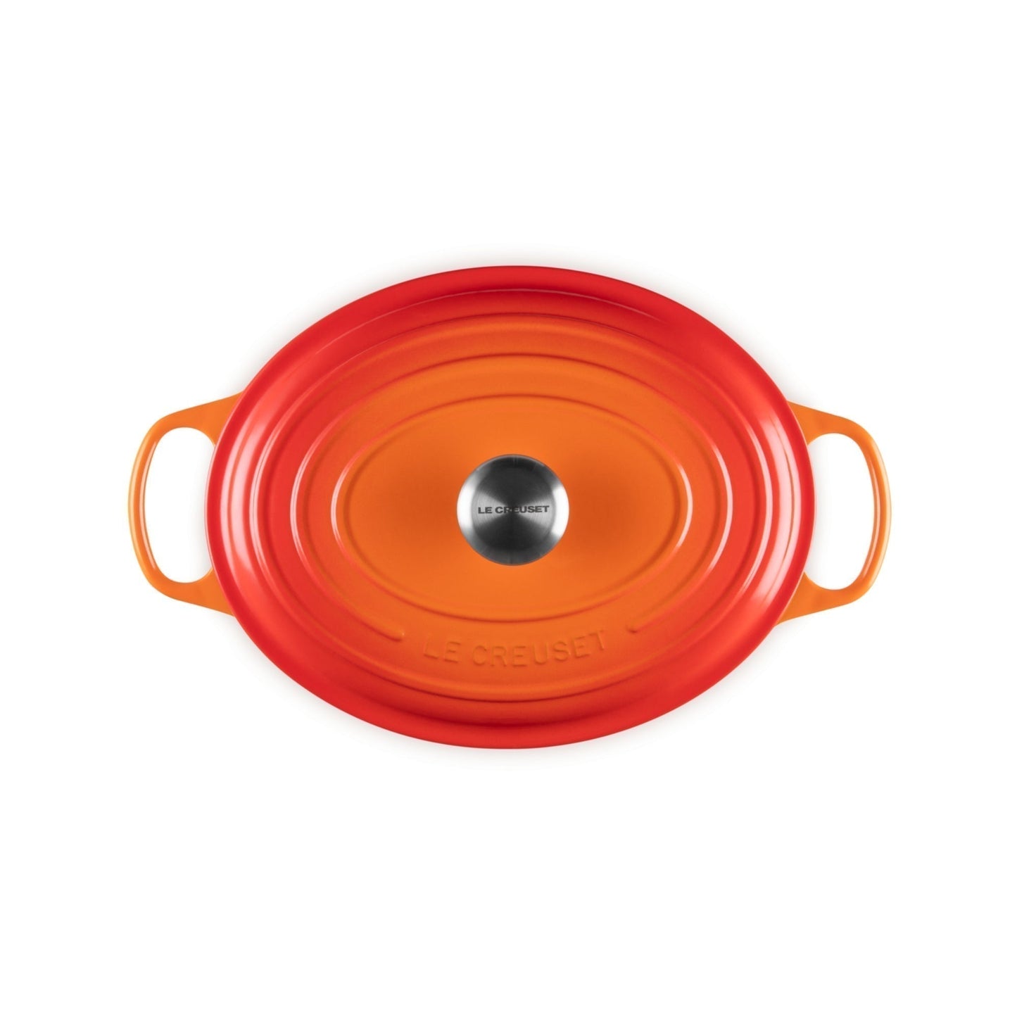 Cocotte Ovalada Volcánico 31 Cm Le Creuset4#Naranjo