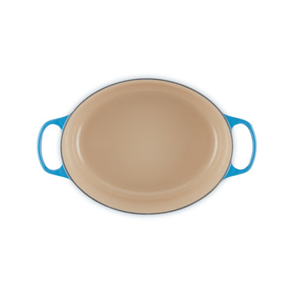 Cocotte Oval Azure 27 Cm Le Creuset4#Azul