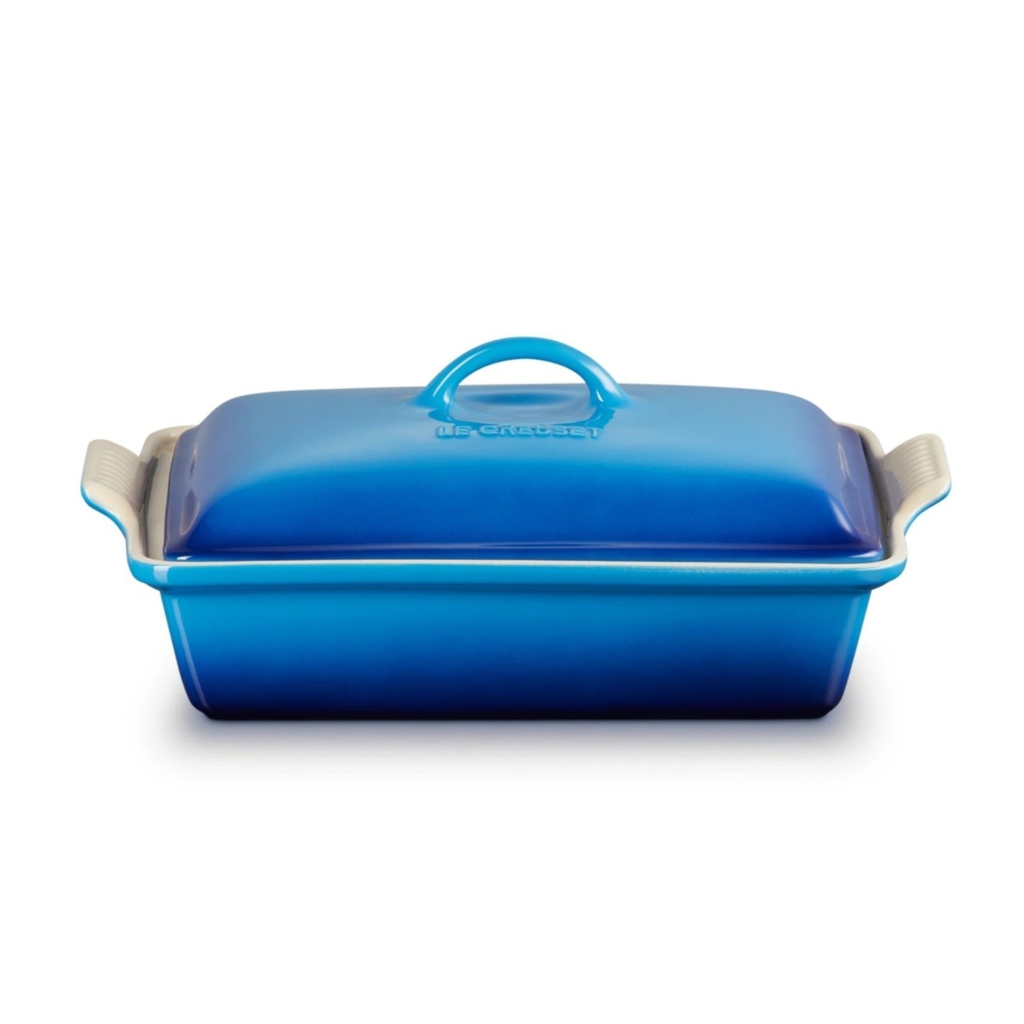 Fuente Rectangular Con Tapa 33 Cm Le Creuset10#Azul