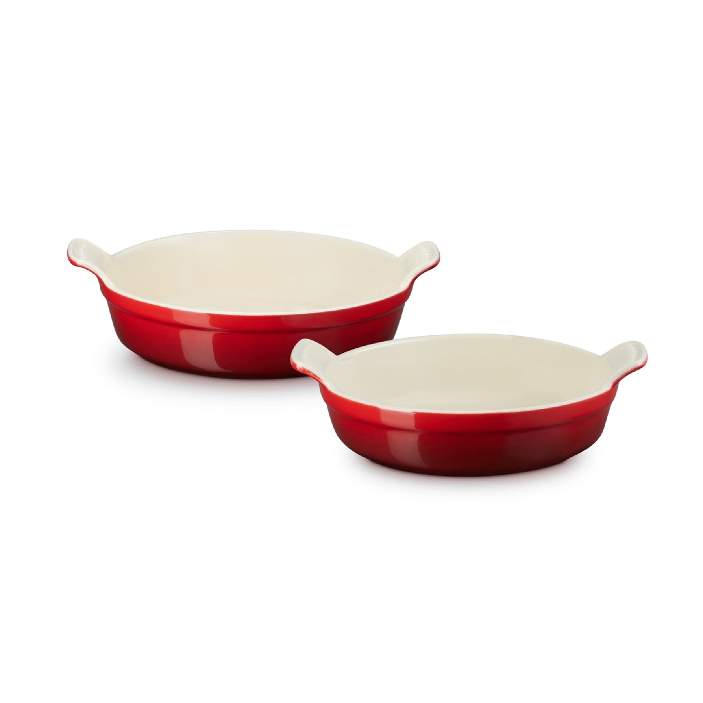 Set 2 Bandejas Oval Heritage 20/24cm Le Creuset5#Azul