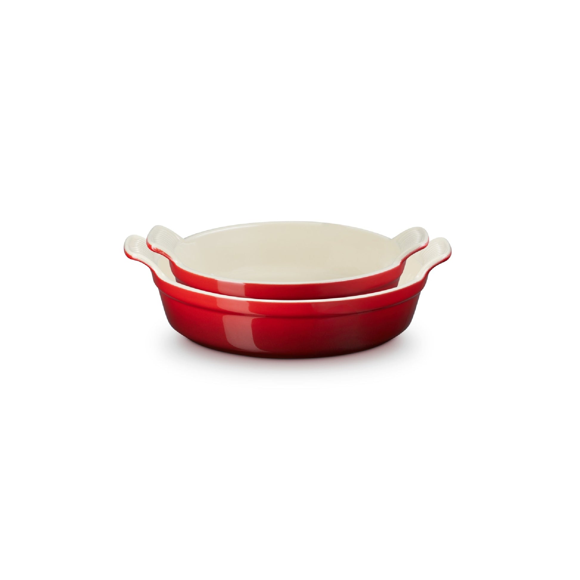 Set 2 Bandejas Oval Heritage 20/24cm Le Creuset6#Azul