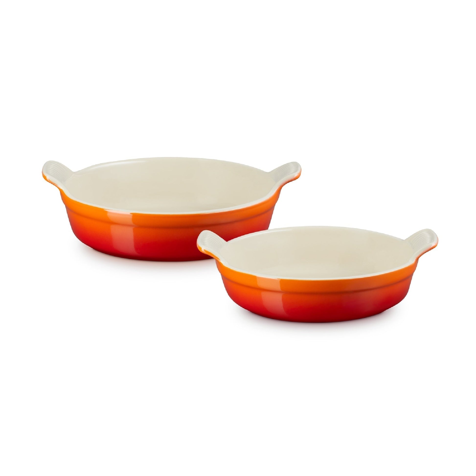 Set 2 Bandejas Oval Heritage 20/24cm Le Creuset7#Azul