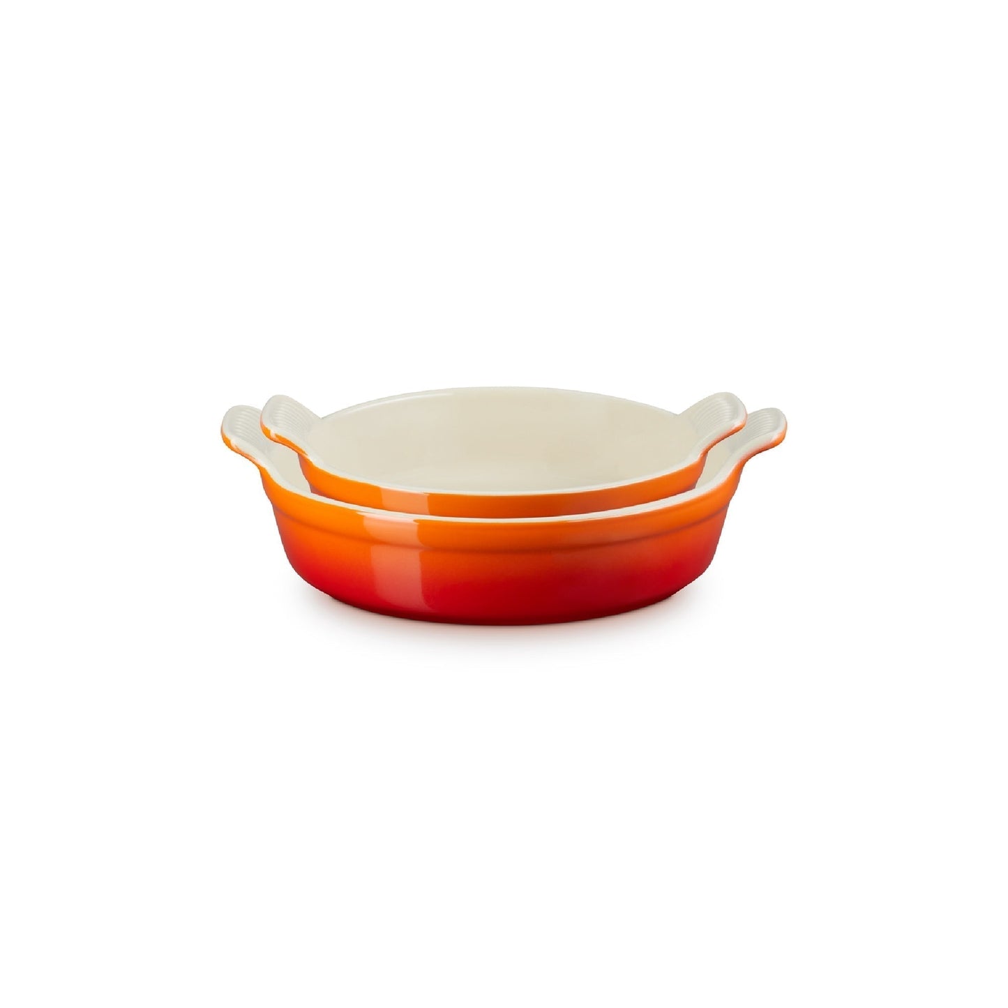 Set 2 Bandejas Oval Heritage 20/24cm Le Creuset8#Azul