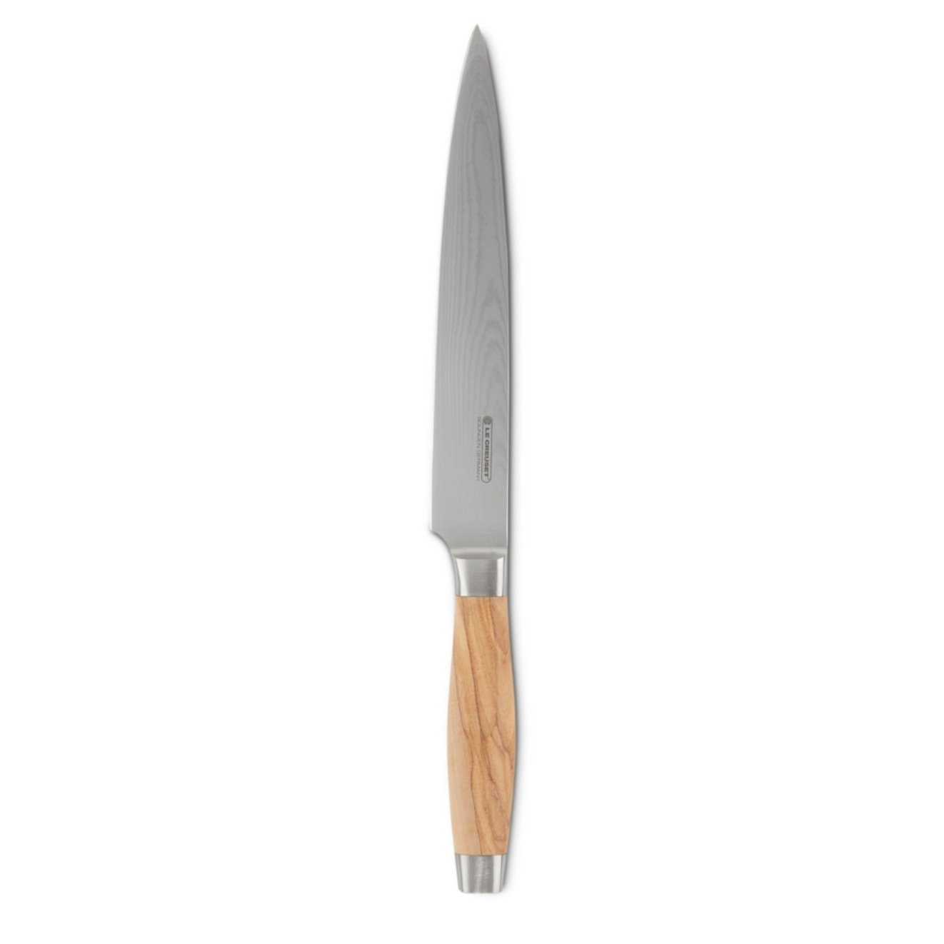 Cuchillo Talle Madera De Olivo 20 Cm Le Creuset2#Gris