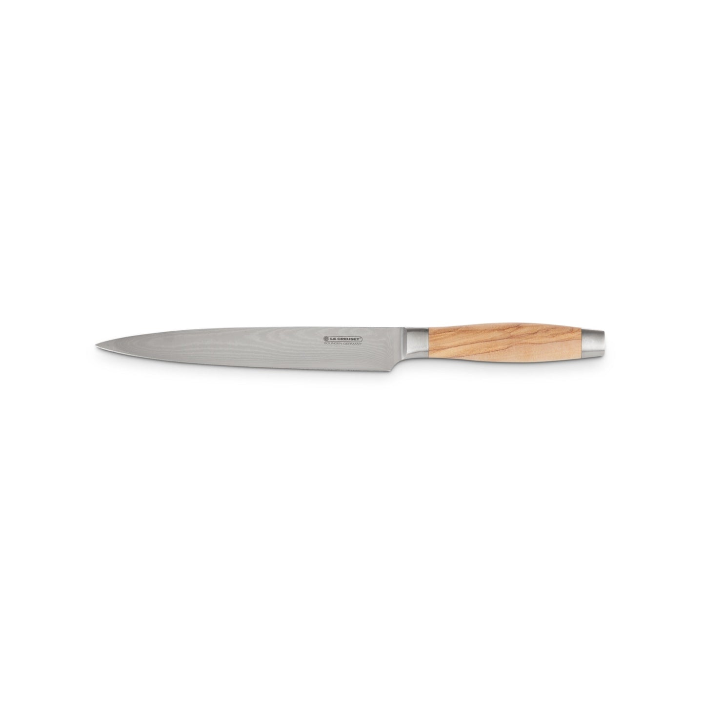 Cuchillo Talle Madera De Olivo 20 Cm Le Creuset3#Gris