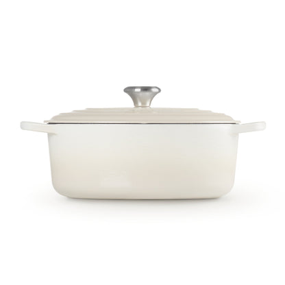 Cocotte Ovalada Meringue 29 Cm Le Creuset3#Blanco