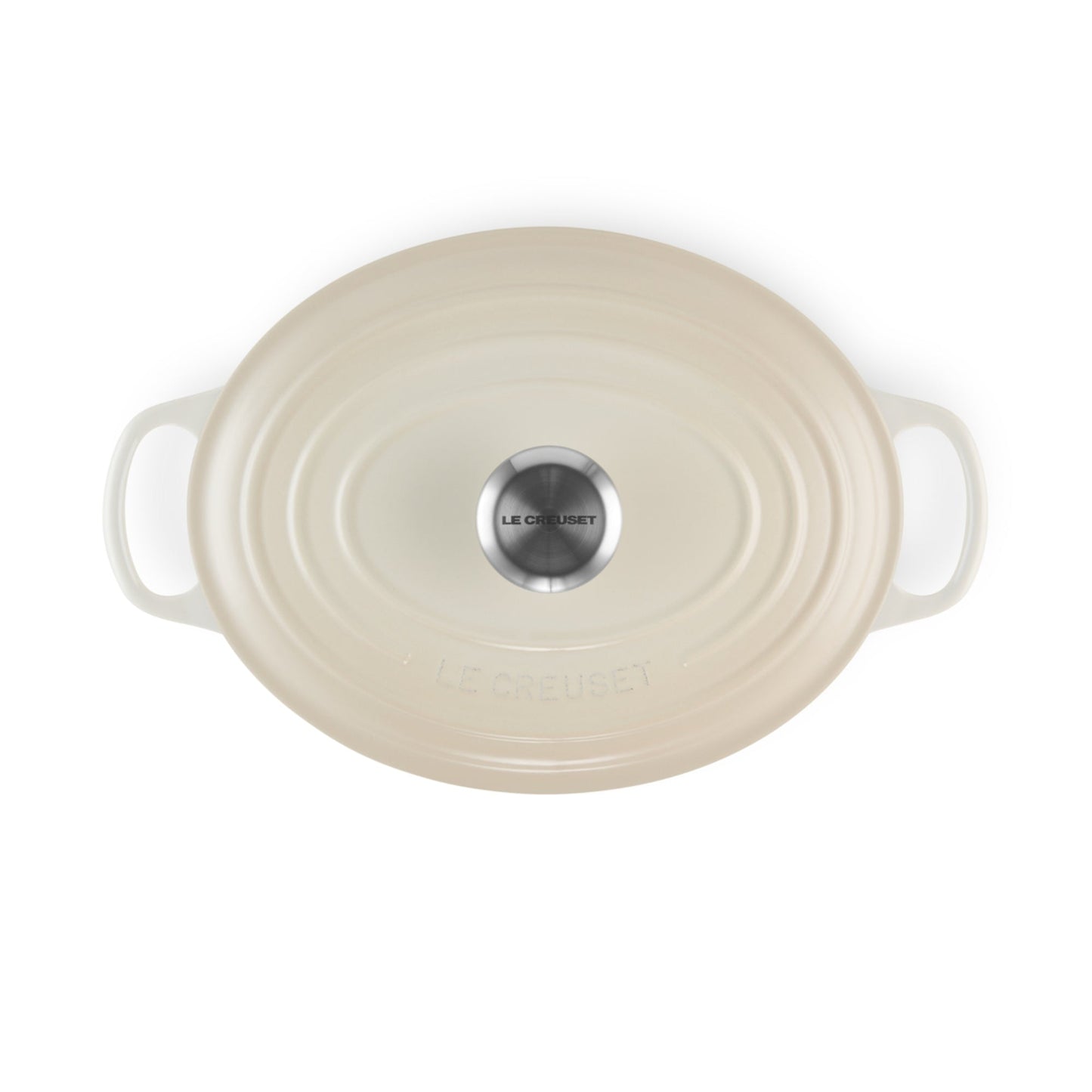 Cocotte Ovalada Meringue 27 Cm Le Creuset3#Blanco