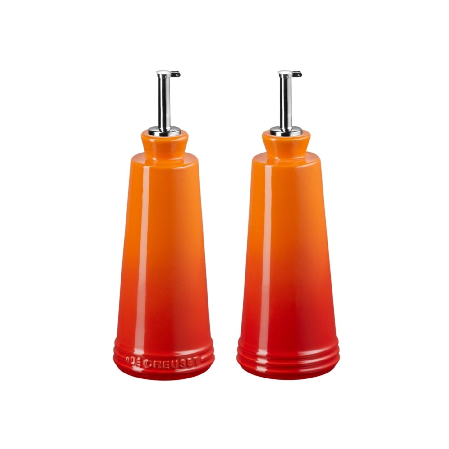 Set Alcuza Aceite/Vinagre Le Creuset6#Naranjo