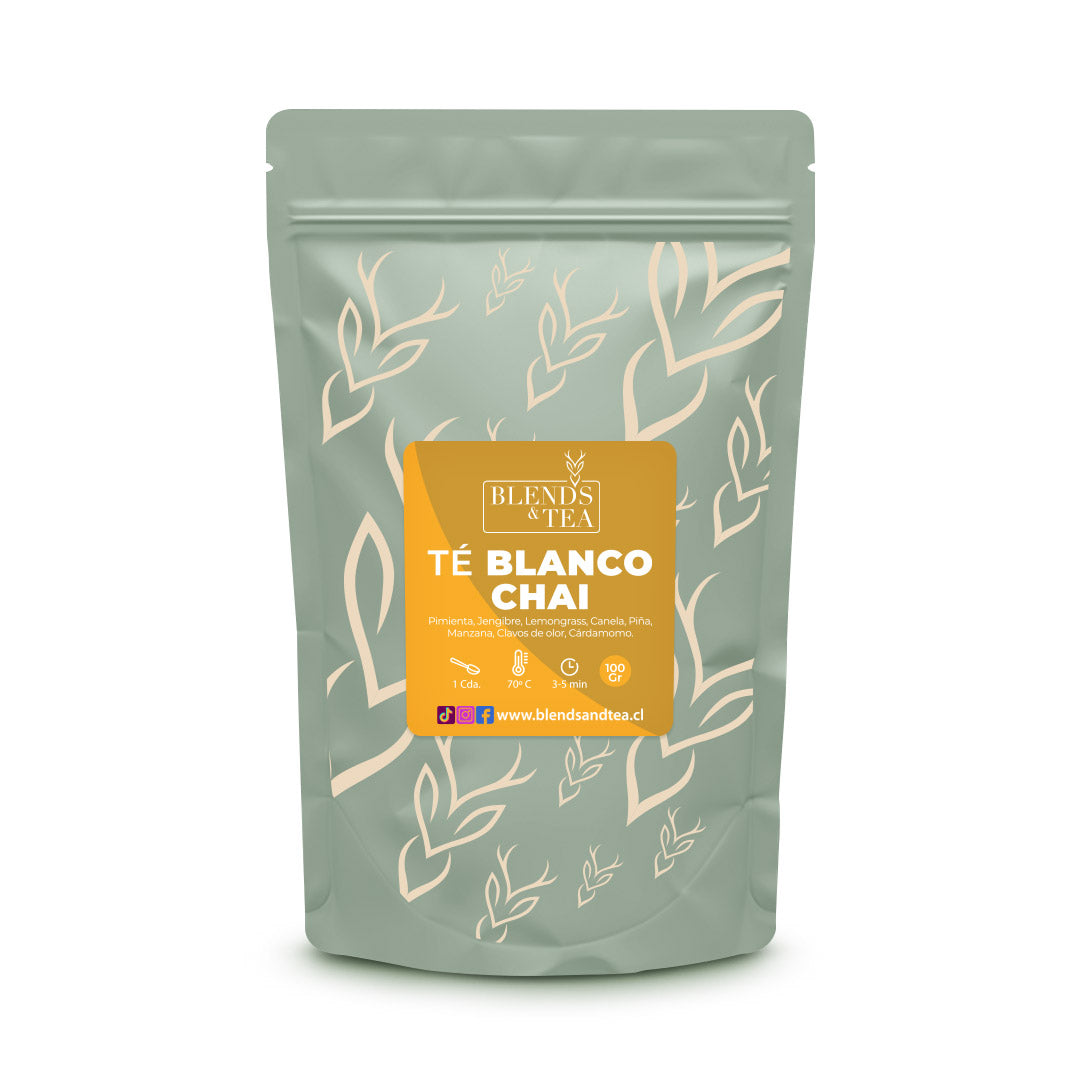 Té Blanco Chai Recarga 100 gr Blends & Tea1#Negro