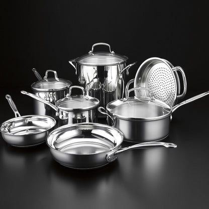 Batería De Ollas Chef´s Classic 77-11G 11 Pzs Cuisinart5#Plateado