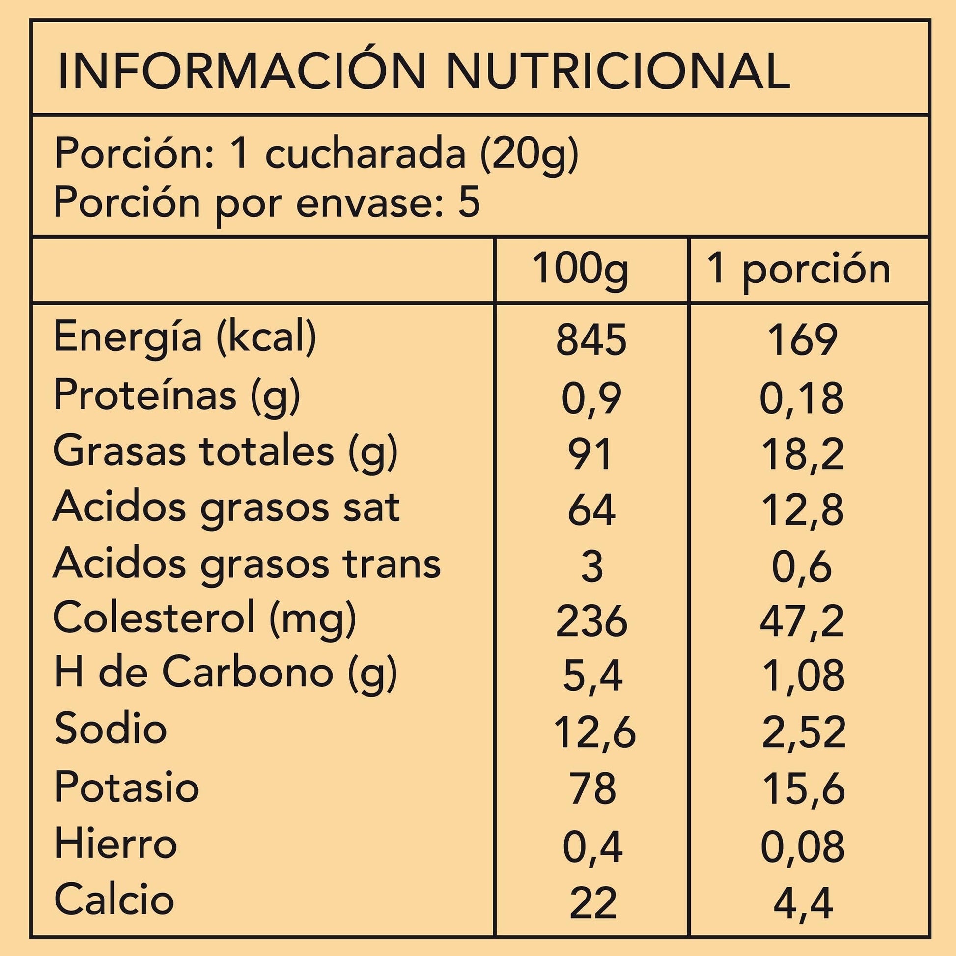 Ghee Trufado Trufas Araucanía5#Amarillo