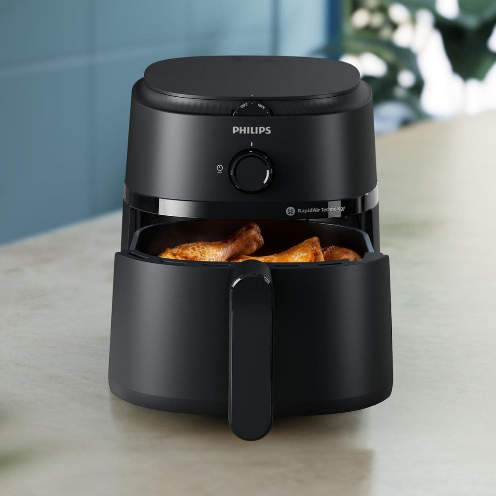 Airfryer Philips NA120/00 Con Tecnología Rapid Air 4.2 Lts Philips1#Negro