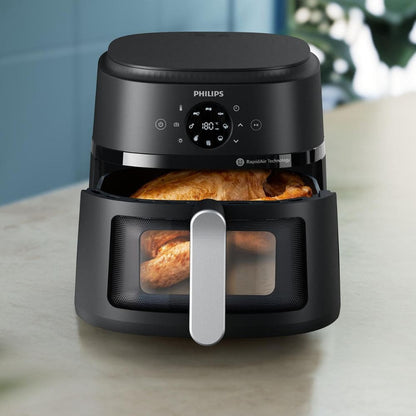 Airfryer NA231/00 Con Tecnología Rapid Air 6.2 Lts Philips1#Negro