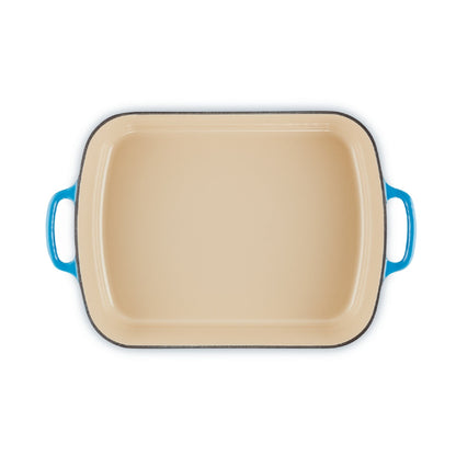 Bandeja Rectangular Azure 33 Cm Le Creuset4#Azul