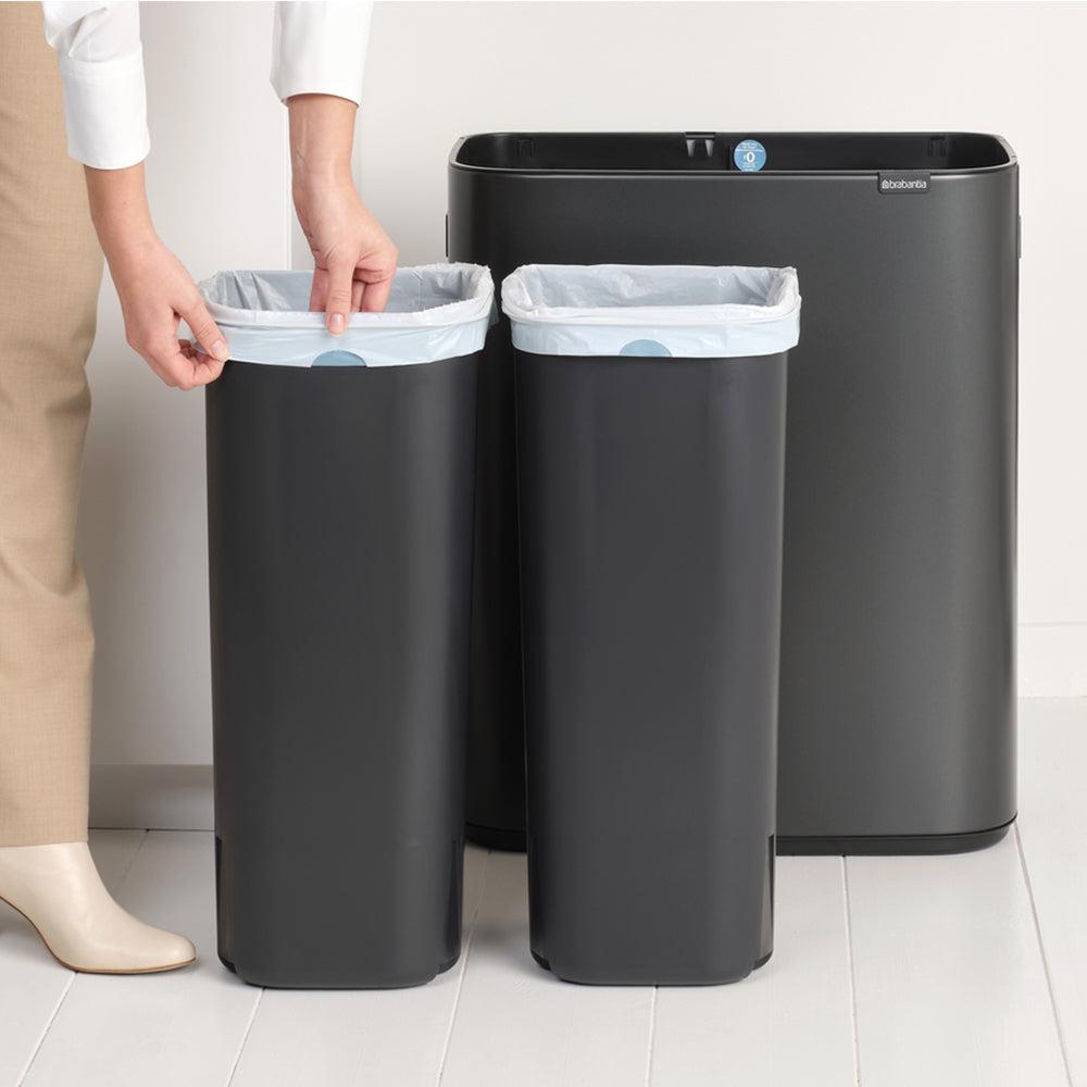 Basurero Bo Touch 2 x 30 Lts Brabantia1#Acero