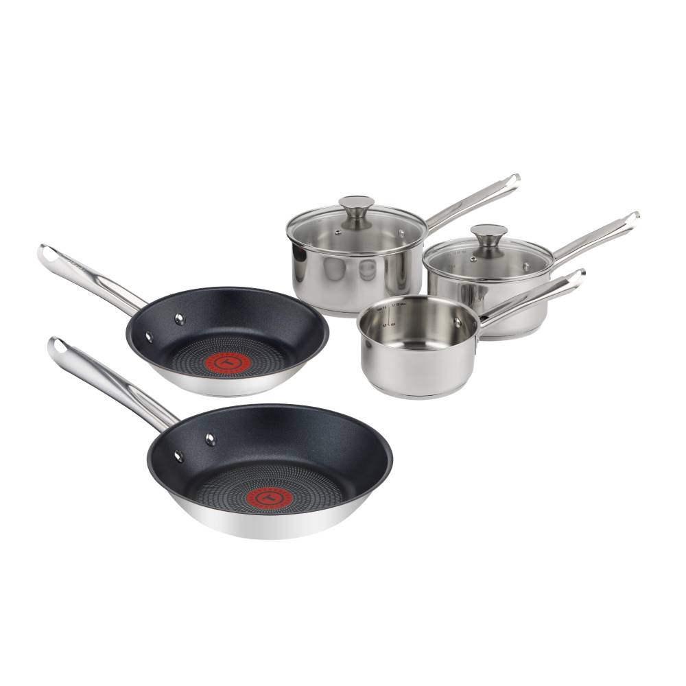 Batería De Cocina Elementary 7 Pzs Tefal1#Acero