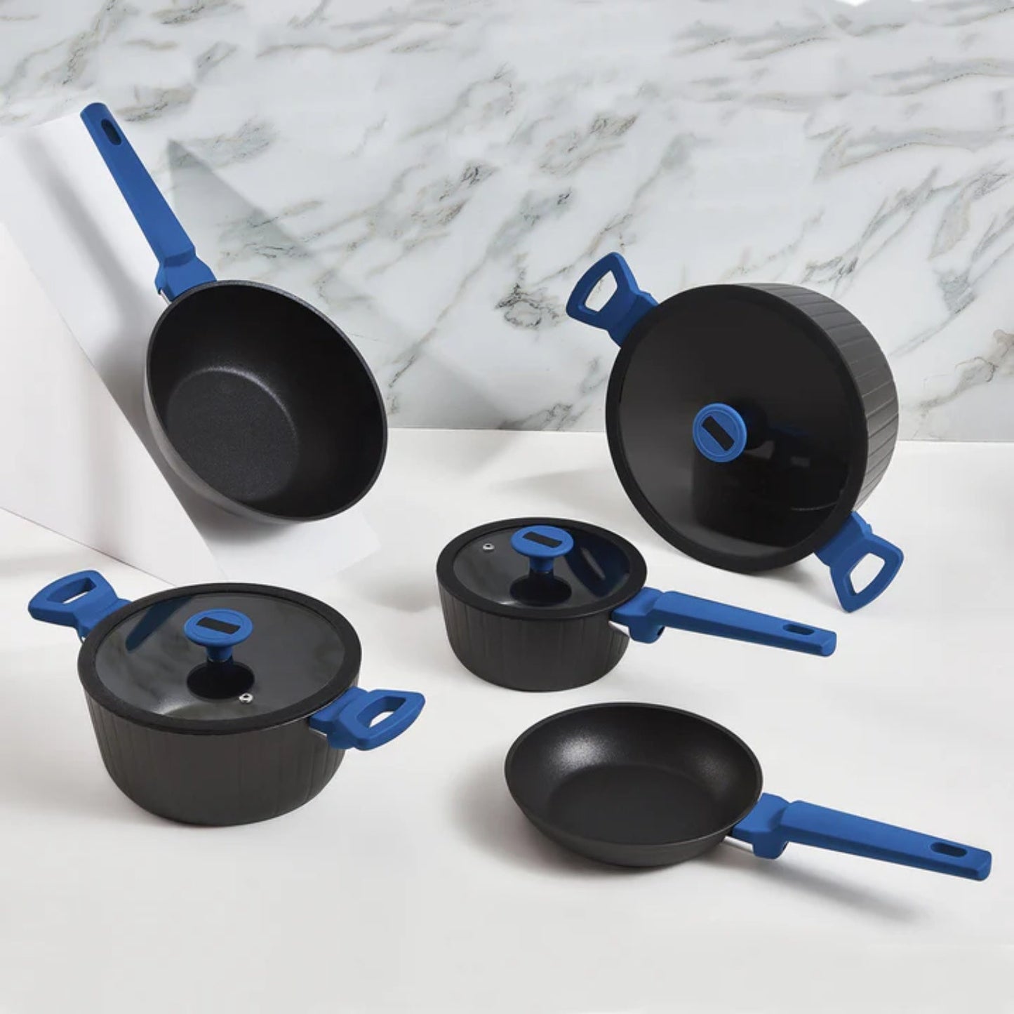 Batería De Cocina Camden 8 Psz Kitchenware2#Negro