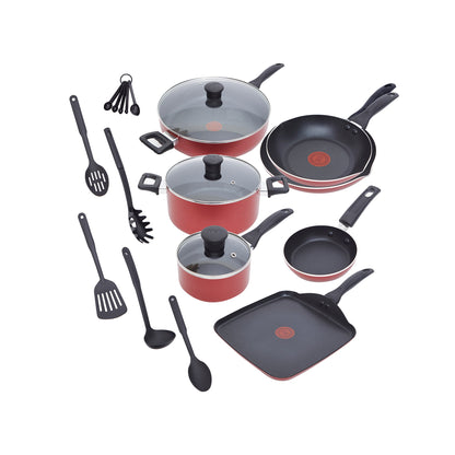 Batería De Cocina 20 Piezas Easy Care Tefal3#Rojo