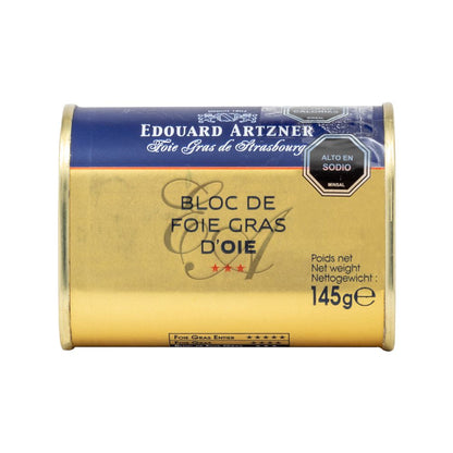 Bloc de Foie Gras de Ganso 145 gr Artzner