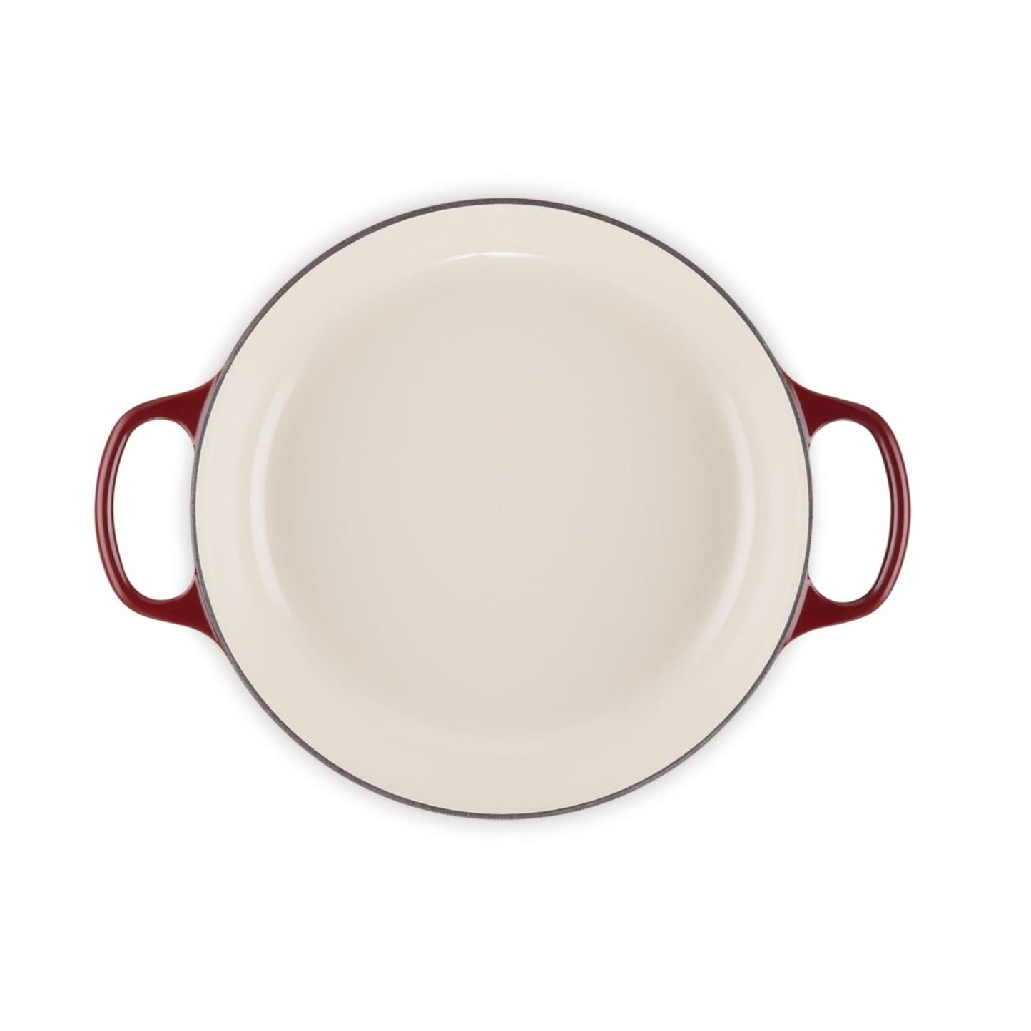 Cacerola Baja Hierro Esmaltado Rhone 30 Cm Le Creuset1#Burdeo