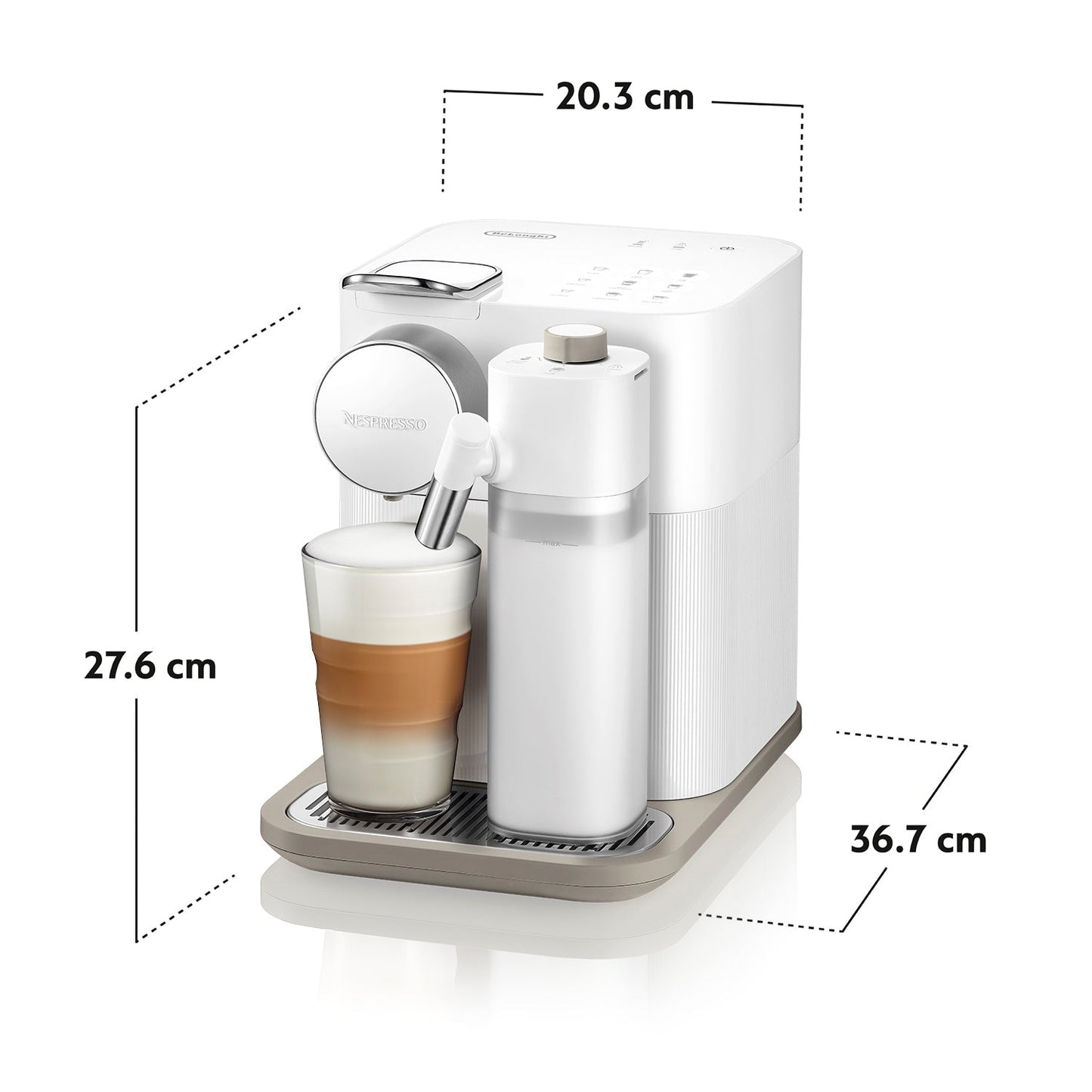 Cafetera Gran Lattissima Nespresso3#Blanca