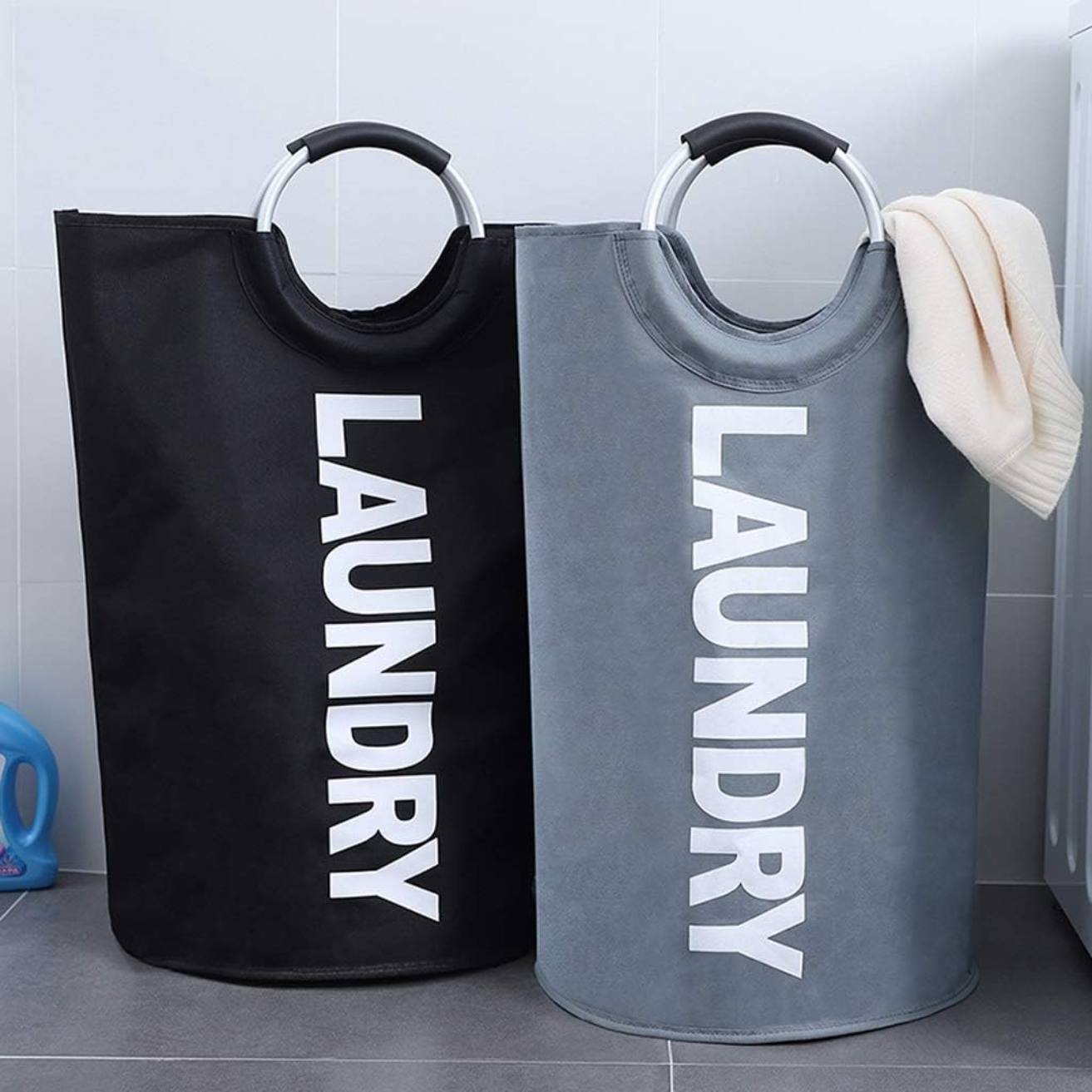 Canasto Lavandería Para Ropa Laundry Santú Home & Deco6#Negro