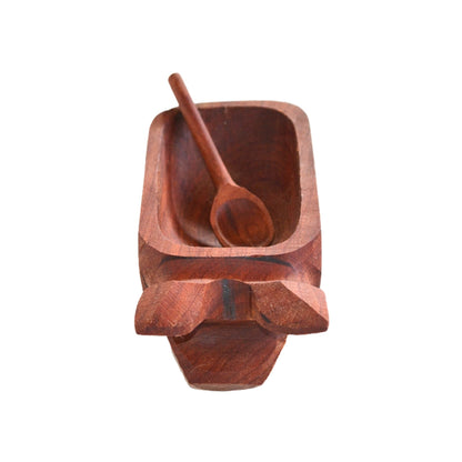 Chancho Madera Raulí Pellín 15x5 cm1#Café