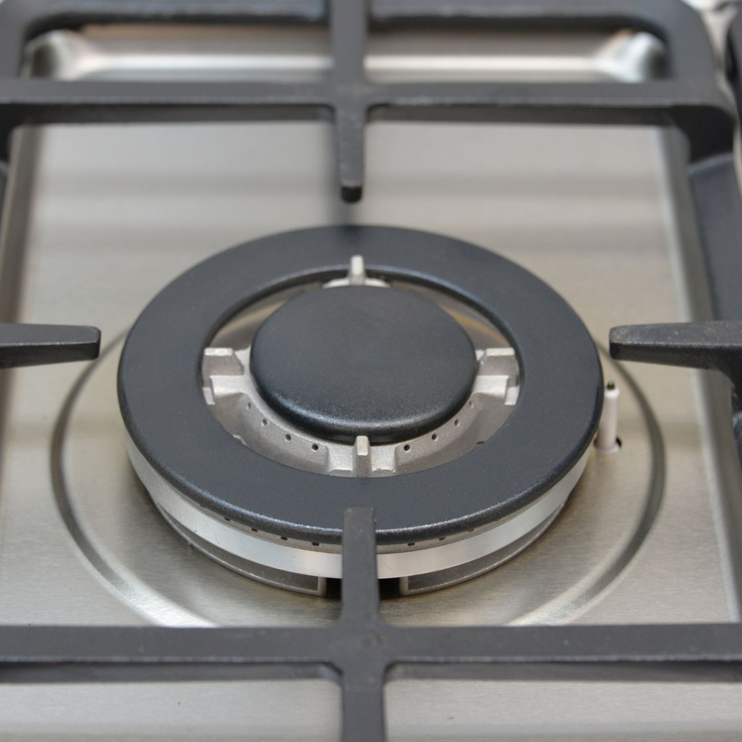 Cocina A Gas Hibrida CH-740NI 5 Quemadores Sindelen4#Gris