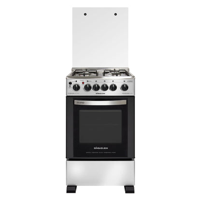 Cocina A Gas Híbrida C/horno Eléctrico CH-540NI 4 Quemadores Sindelen1#Gris