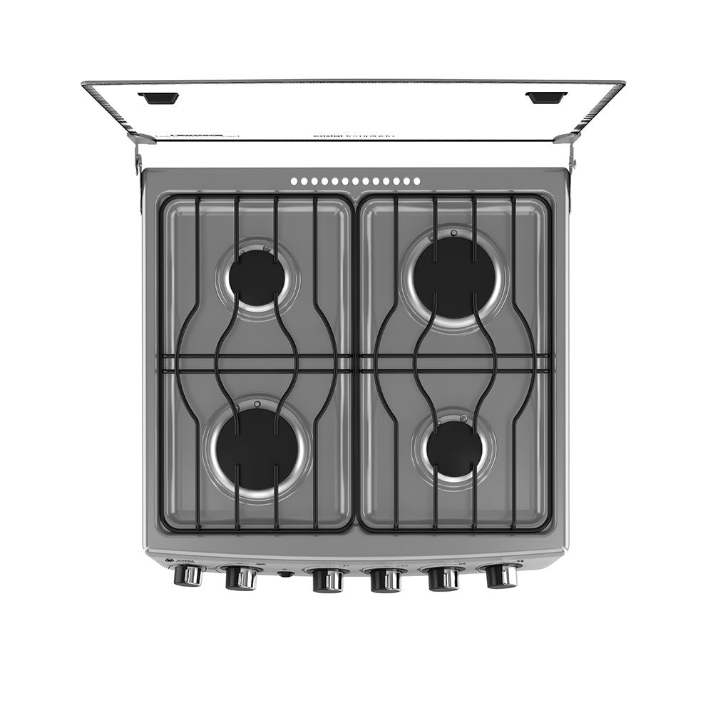 Cocina De Piso A Gas Silver CMC5530AG0 55 Cm Mabe8#Plateado