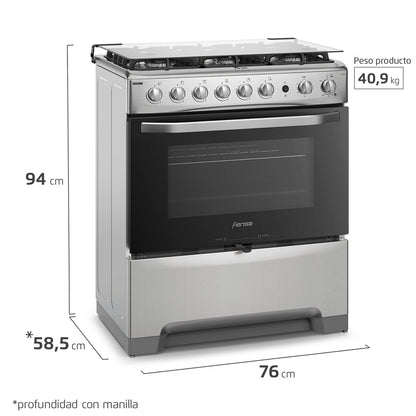 Cocina F 5300 T Fensa4#Negro