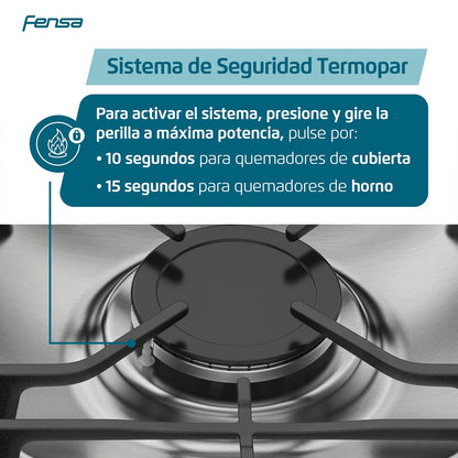 Cocina F 5300 T Fensa5#Negro