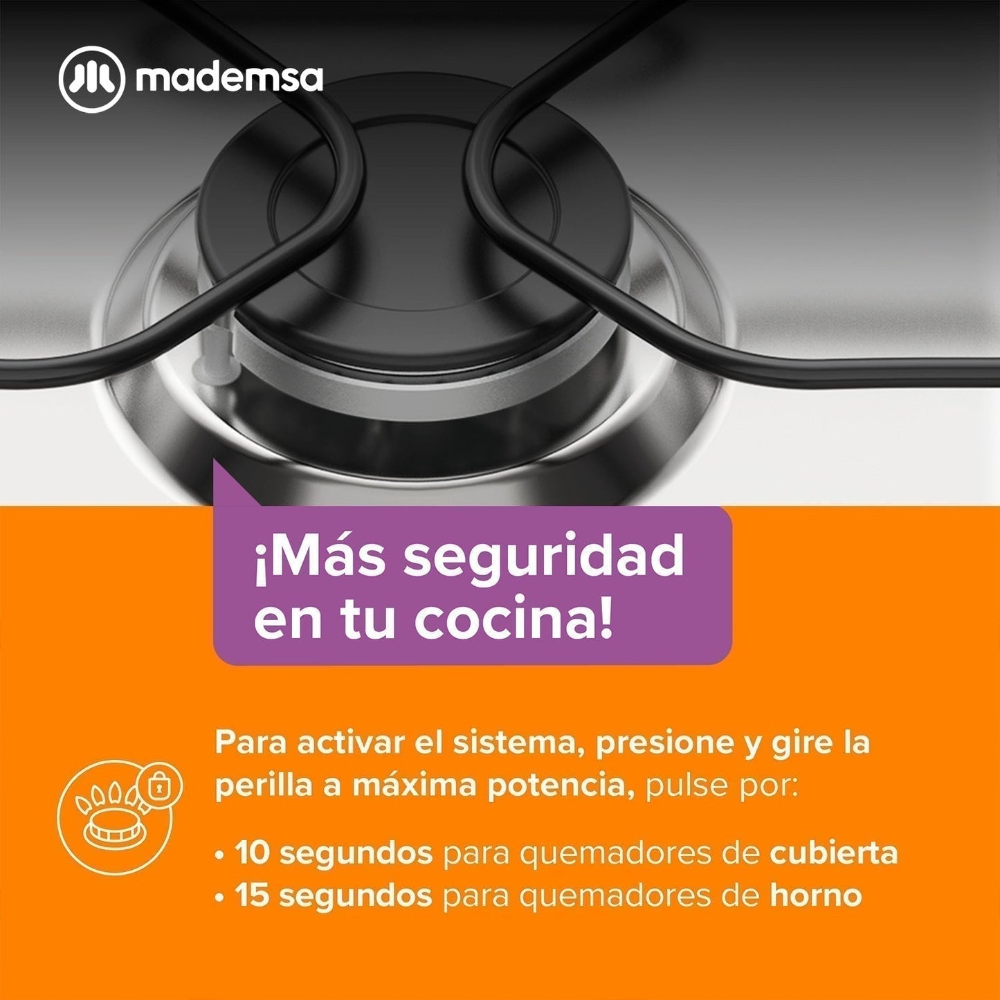 Cocina M 810 T Mademsa6#Negro