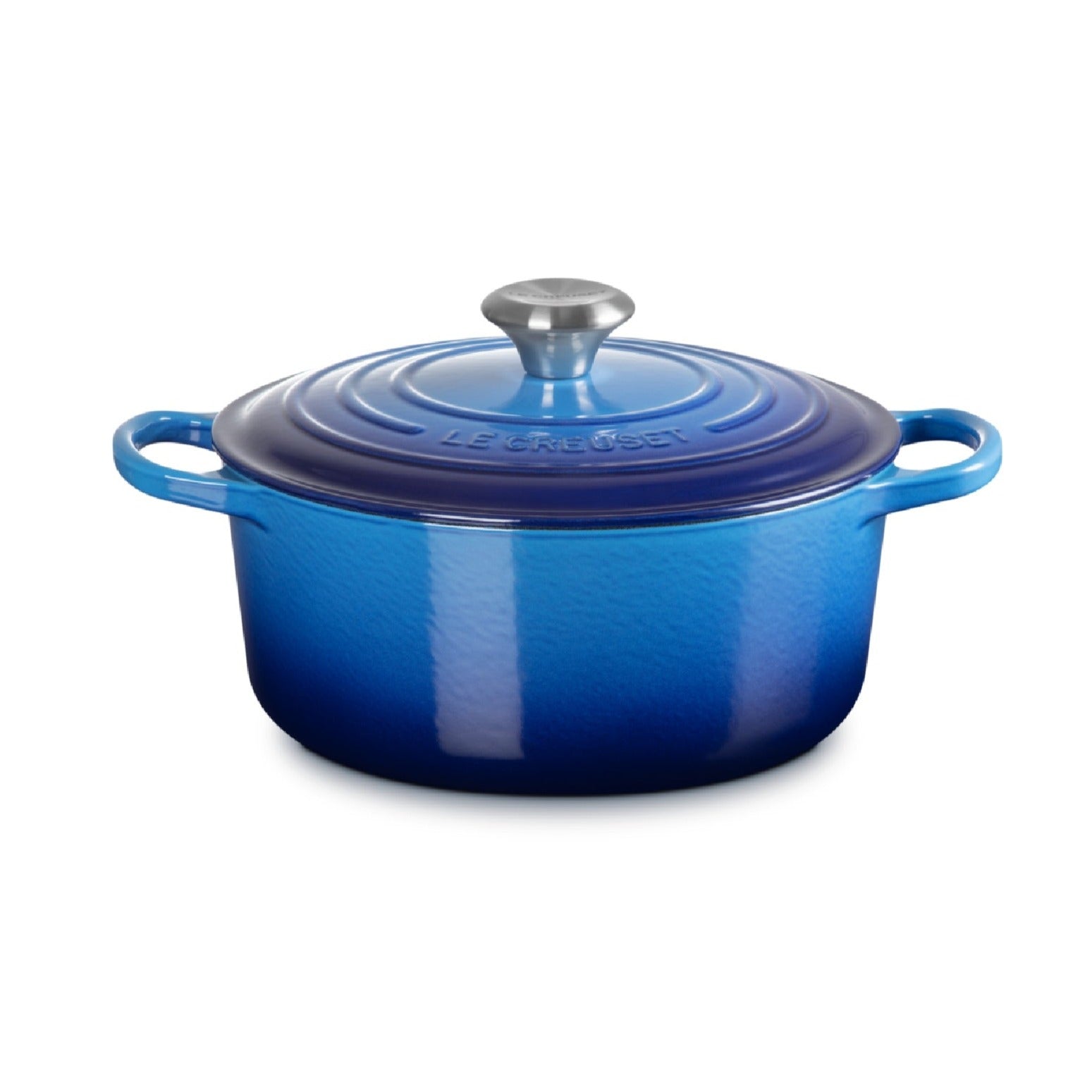 Cocotte Redonda Azure 24 Cm Le Creuset2#Azul