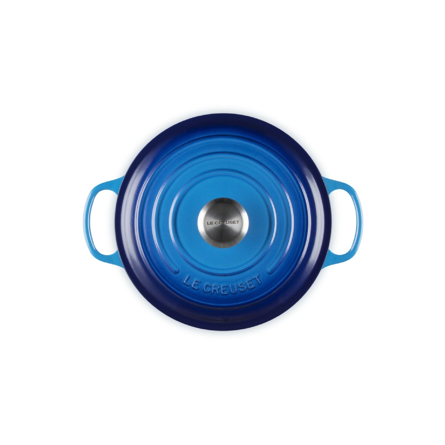 Cocotte Redonda Azure 24 Cm Le Creuset5#Azul