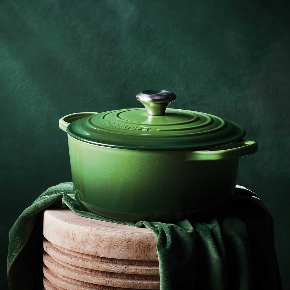 Cocotte Redonda Bamboo 24 Cm Le Creuset1#Verde