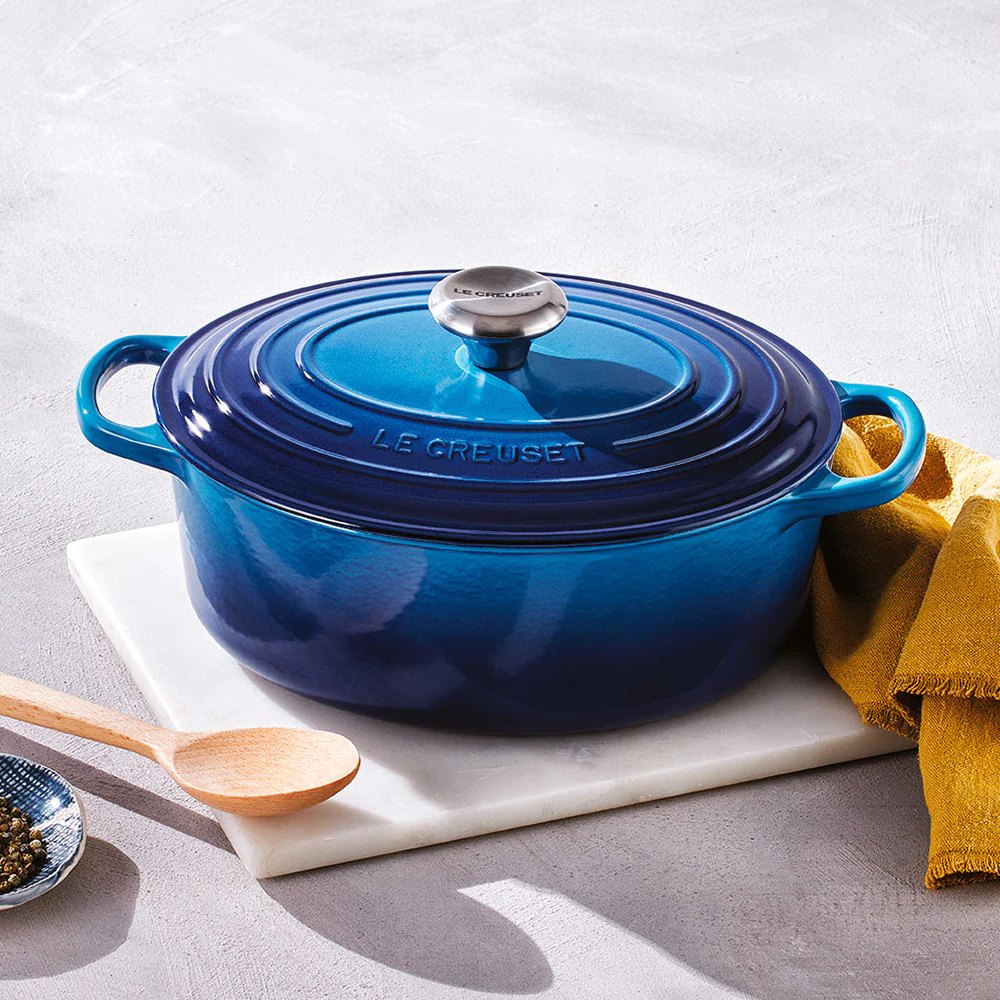 Cocotte Ovalada 29 Cm Le Creuset1#Azul