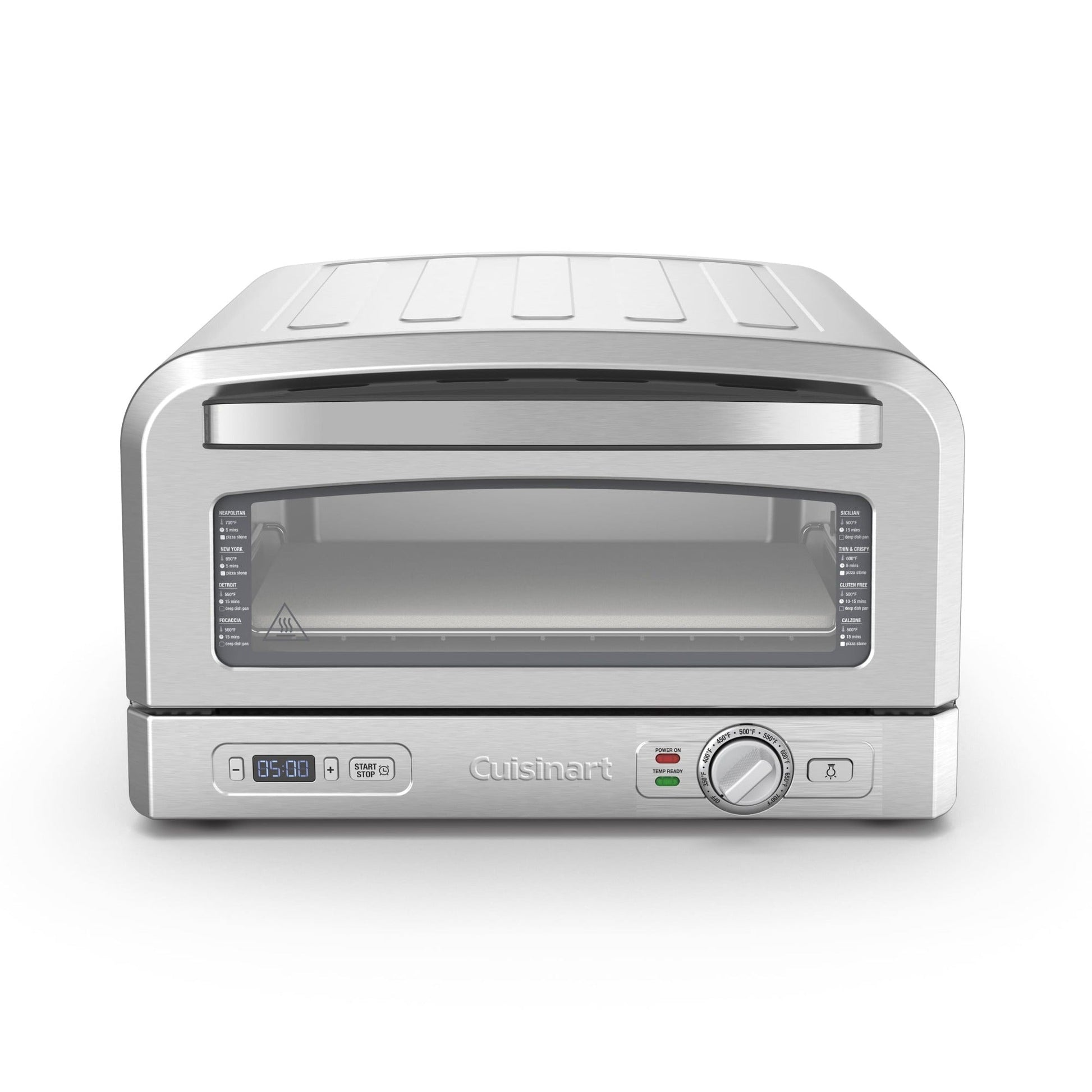 Horno De Pizza CPZ120CL Cuisinart2#Plateado