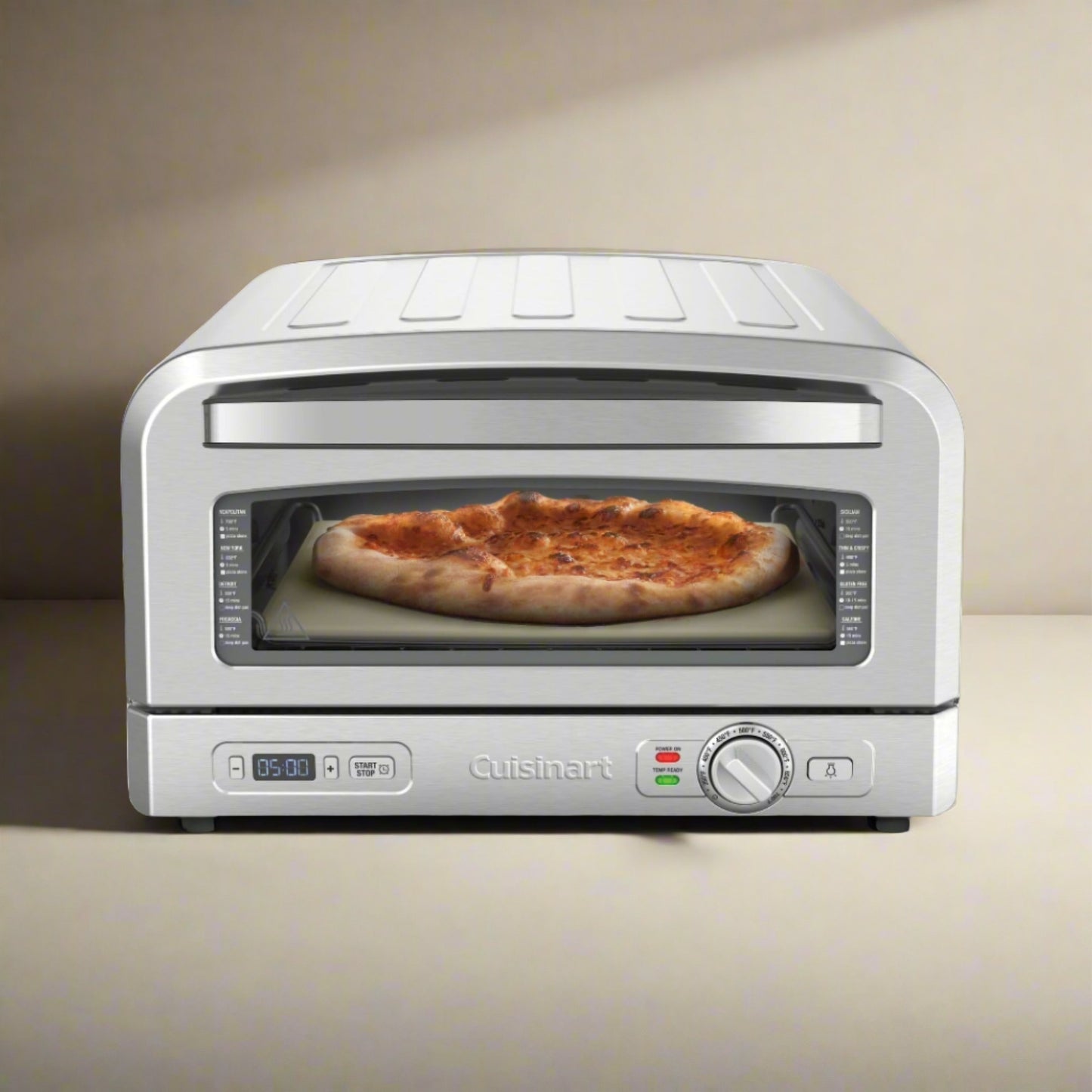 Horno De Pizza CPZ120CL Cuisinart1#Plateado