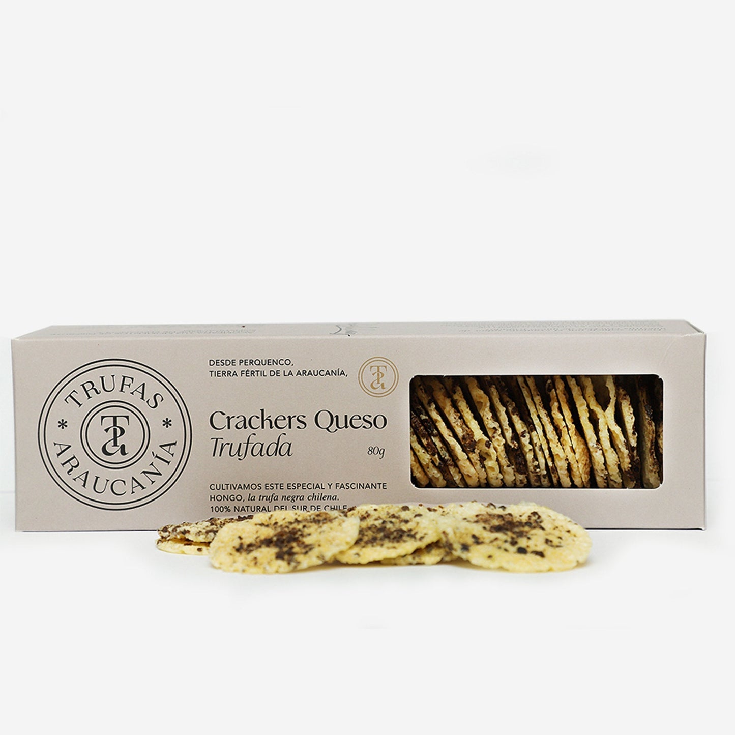 Crackers De Queso Trufadas Trufas Araucanía1#Morado