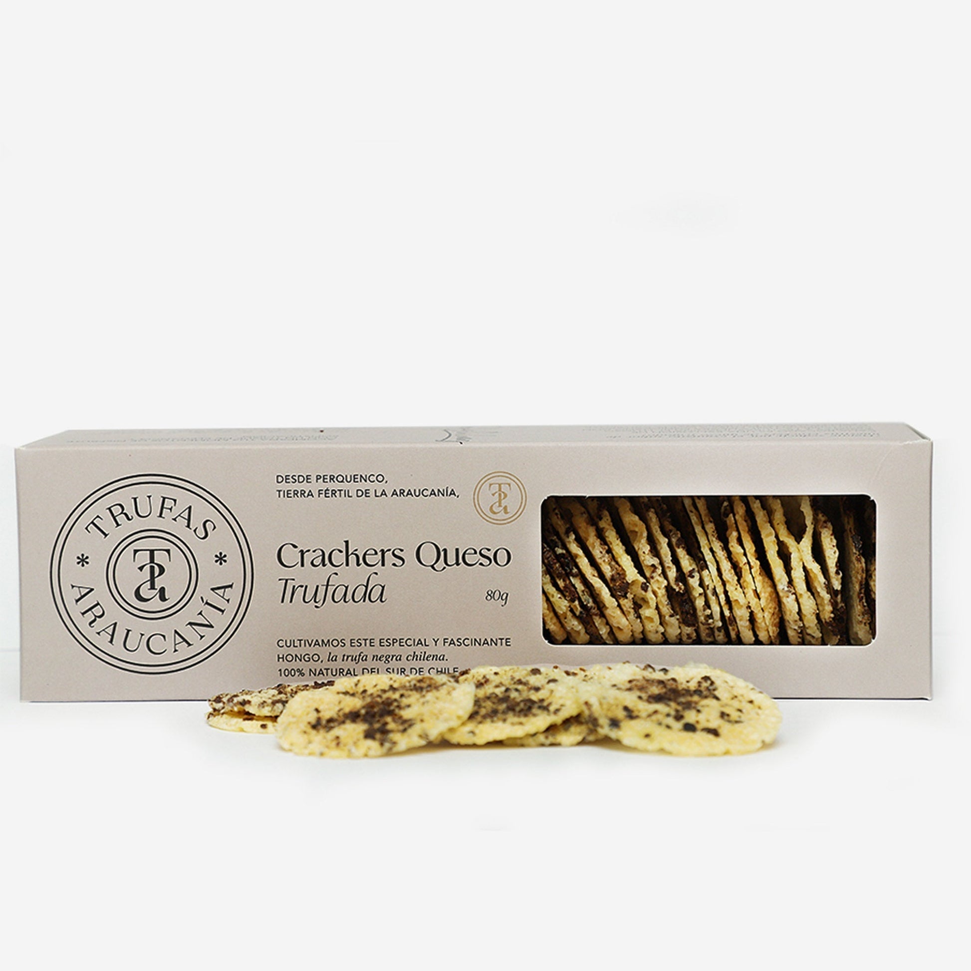 Crackers De Queso Trufadas Trufas Araucanía1#Morado