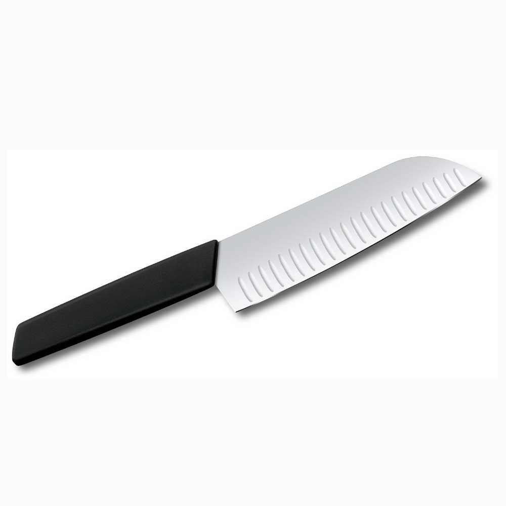 Cuchillo Santoku Swiss Modern Hoja 17 Cm Victorinox9#Negro