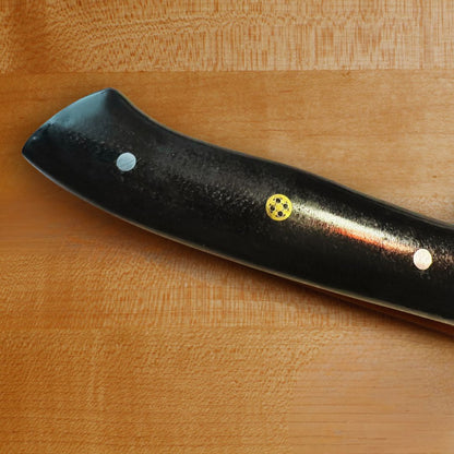 Cuchillo Chef Acero Damasco 512 Capas 20 Cms Negro Koyam4#Negro