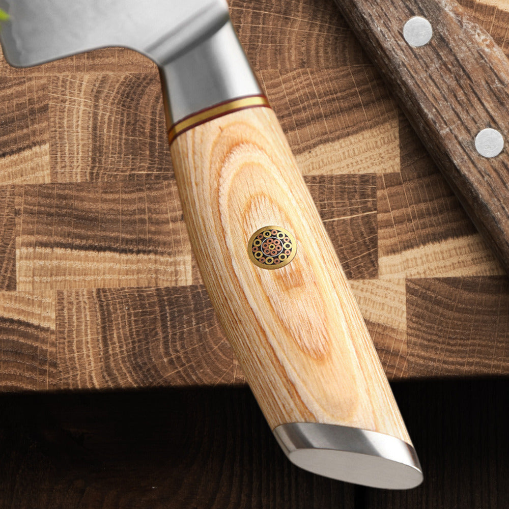 Cuchillo Chef Alta Gama 21.2 Cm Koyam3#Amarillo Pálido