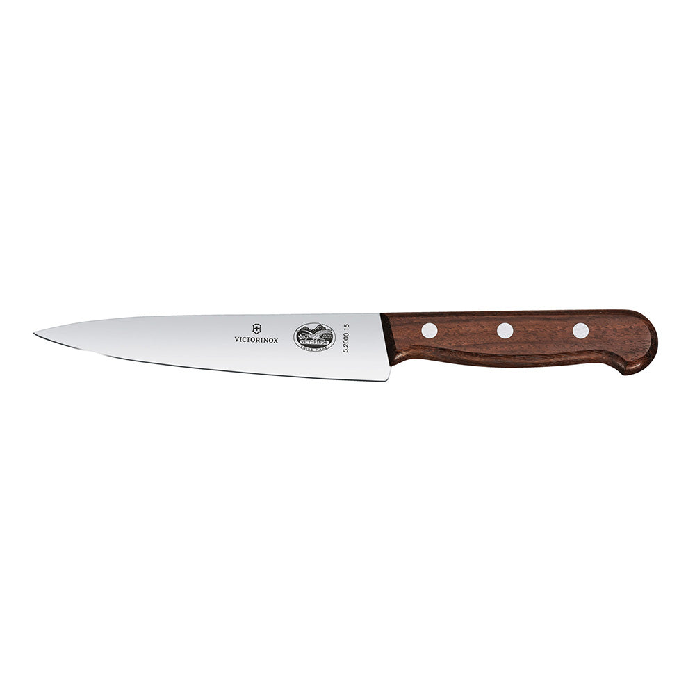 Cuchillo De Cocina Pequeño De Madera Hoja 15 Cm Victorinox1#Café