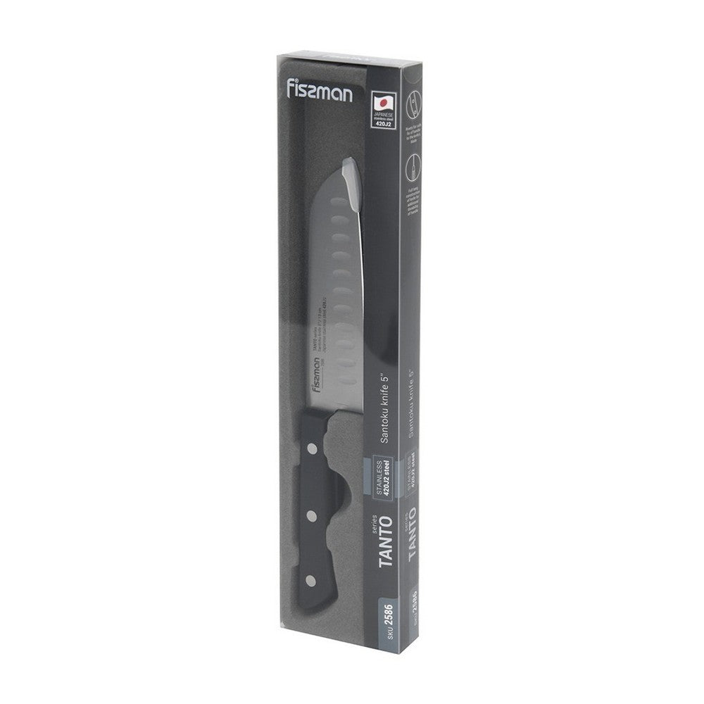 Cuchillo Santoku Tanto 13 Cm Fissman6#Gris